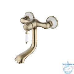 Смеситель для раковины встраиваемый Lemark Villa LM4811B (бронза)