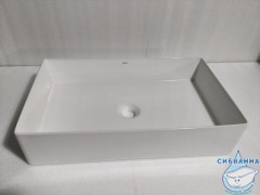 Раковина накладная ABBER Rechteck AC2220 белая