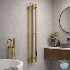 Полотенцесушитель электрический Calypso Dionysus 3 17х118 (брашированное золото)