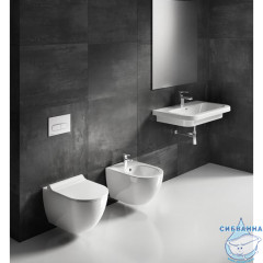 Сиденье для унитаза Ravak Uni Chrome Slim Soft Close (микролифт) X01550 быстросъёмное