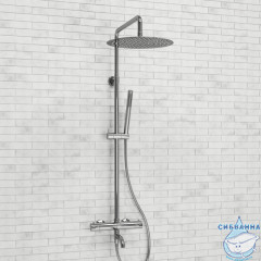 Душевая система Wasserkraft 300 1 режим A188.116.137.010.CH Thermo (хром)