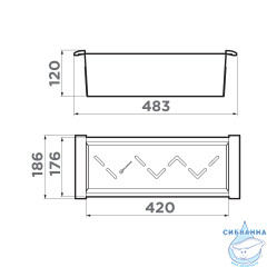 коландер Omoikiri CO-04-LG 4999056