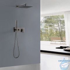Душевая система Abber Daheim 250 1 режим AF8218NG (никель)