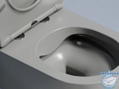 Унитаз подвесной безободковый Ceramicanova Modena  Rimless CN6063MH с сиденьем быстросъемным Soft Close (микролифт)