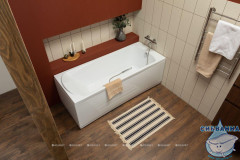 Акриловая ванна Aquanet Roma 170x70 с каркасом