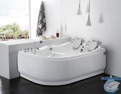 Акриловая ванна Gemy G9083 K R 180х121 с гидромассажем