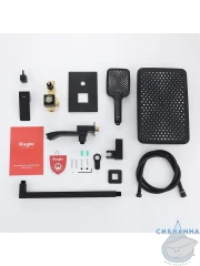 Душевая система Raglo 340 1 режим R01.27.06 (черный матовый)