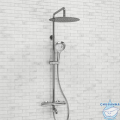 Душевая система Wasserkraft 300 1 режим A188.116.101.010.CH Thermo (хром)