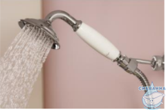 Ручной душ Jacob Delafon Louise 1 режим E24365-CP (хром/белый)