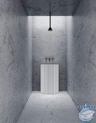 Раковина напольная 58 см ABBER Stein AS2551-H