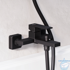 Смеситель для ванны Damixa Gala 531000300 (черный матовый)