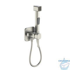 Встраиваемый смеситель с гигиеническим душем Iddis 004BNS0i08 (сатин)