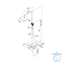 Душевая система Iddis SpaHome 260 SPHSBTKi06 (хром)