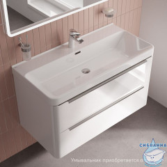 Тумба подвесная, 100 см, белый, Cloud X, IDDIS, CLX10W0i95 подходит умыв. 0171000i28