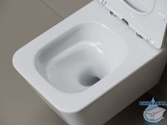 Унитаз подвесной безободковый Ceramicanova Miro CN11003T с сиденьем быстросъемным Soft Close (микролифт)