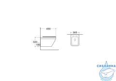 Унитаз подвесной безободковый Aquatek Лира AQ1155-00 с сиденьем Soft Close (микролифт)