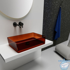 Раковина на столешницу 60 см ABBER Kristall  AT2803Opal