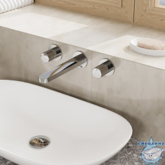 Встраиваемый смеситель для раковины Wasserkraft Mosel 4645 (хром)