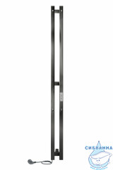 Полотенцесушитель электрический Indigo Style PRO (с таймером) 10х120 оружейная сталь (с возможностью скрытого подключения, подключение R/L)