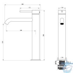 Смеситель для раковины Oliveeka Y-Line OL-88239017-BN (никель)