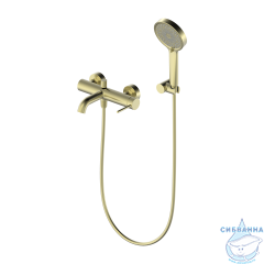 Смеситель для ванны Oliveeka Y-Line OL-639017-BG (золото матовое)