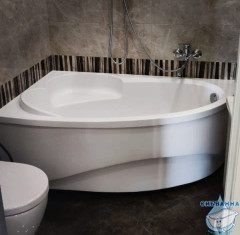 Ванна из литьевого мрамора New Line Sanitary Диана L 160х98