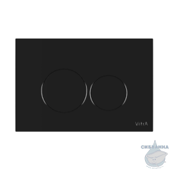  Кнопка смыва VitrA Origin 740-2450 черный глянцевый