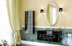 Пенал Aqwella Clarberg Due Amanti 25 DUE0525BLK черный, ручки хром