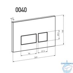 Инсталляция TONI ARTI TA-01 с кнопкой смыва TA-0041 в комплекте с безободковым унитазом Lamoli c сиденьем Soft close (микролифт)