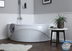 Акриловая ванна Aquanet Vitoria 135x135 с каркасом