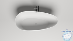 Ванна из искусственного камня Salini Paola 160x77 (материал S-Stone, белый матовый)