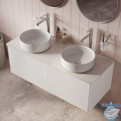 Столешница, керамогранит, 120 см, cветло-серый бетон, Optima Home, IDDIS, OPH12W0i89