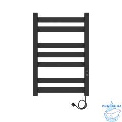 Полотенцесушитель электрический Laris Гефест П7 50Х80 R (черный матовый)