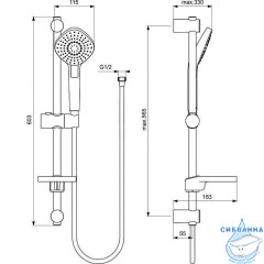 Комплект смесителей Ideal Standard Ceraplan III BD005AA