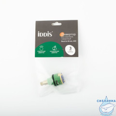 Дивертор для смесителя, пластик, керамика, h=44 мм, D=22 мм, поворотный, IDDIS, 997PC144SM