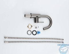 Смеситель для раковины Aquatek Европа AQ1307BGM (оружейная сталь)
