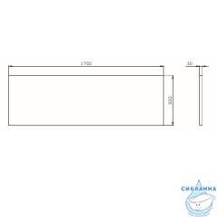 Панель фронтальная AM.PM X-Joy 170х75