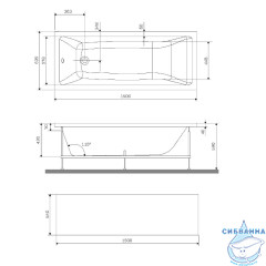 Панель фронтальная AM.PM Gem 150