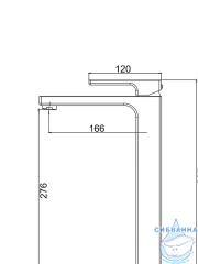Смеситель для раковины Gappo G1017-32 (без донного клапана) (золото матовое)