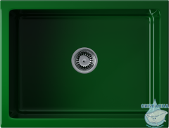 Кухонная мойка Omoikiri Mikura 61-RG royal green