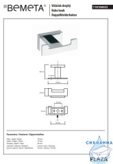 Крючок Bemeta Plaza 118106032