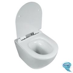 Унитаз подвесной безободковый Calypso CS246UQ-TK с сиденьем Soft Close (микролифт)