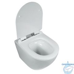 Унитаз подвесной безободковый Calypso CS246UQ-TK с сиденьем Soft Close (микролифт)