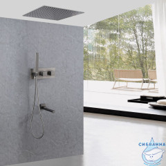 Душевая система Abber Daheim 500 1 режим AF8254NG (никель)