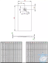 Поддон из литьевого мрамора Radaway Kyntos F 150x90 HKF15090-04