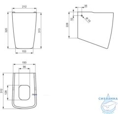 Полупьедестал Ideal Standard Tonic II T42930