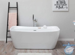 Акриловая ванна Allen Brau Infinity 2 170x78 белый матовый