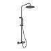 Душевая система Vincea Vogue VSFS-1V1TGM 250 1 режим (вороненая сталь)