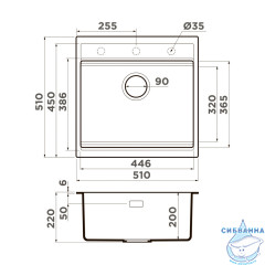 Кухонная мойка Omoikiri Kitagawa 51 WG wind green
