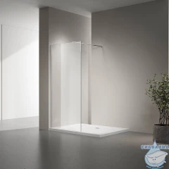 Walk-in Veconi Корато 80 профиль хром, стекло прозрачное KR72-80-01-C8